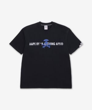 플래닛 어스 백 그래픽 반소매 티셔츠 - 블랙 / AAPTEM1840XXQBKX