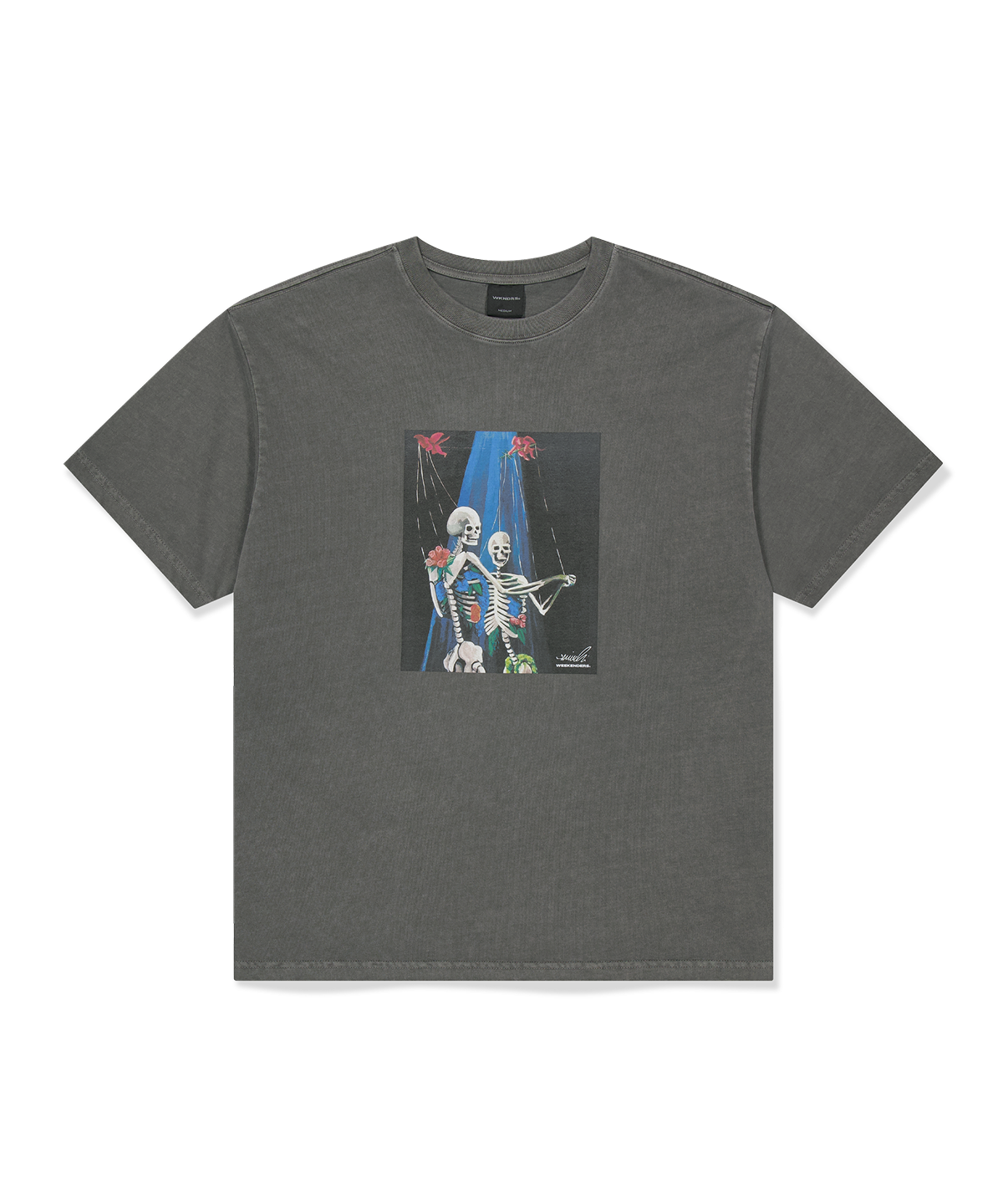 위캔더스(WKNDRS) WALTZ T-SHIRT (CHARCOAL)