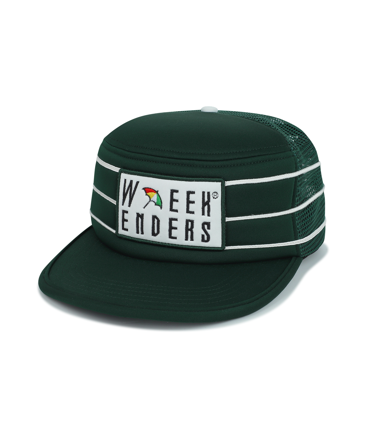 위캔더스(WKNDRS) AP LOGO PILLBOX CAP (GREEN)