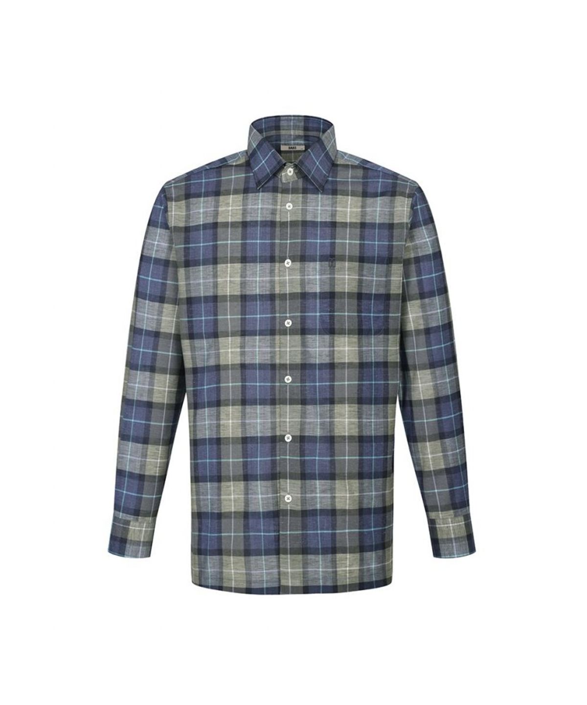 닥스셔츠(DAKS SHIRTS) 이지케어 린넨혼방 미디움체크셔츠_DMS1SHCL110E1