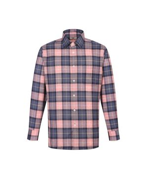 린넨혼방 이지케어 미디움체크 캐주얼셔츠 레귤러핏