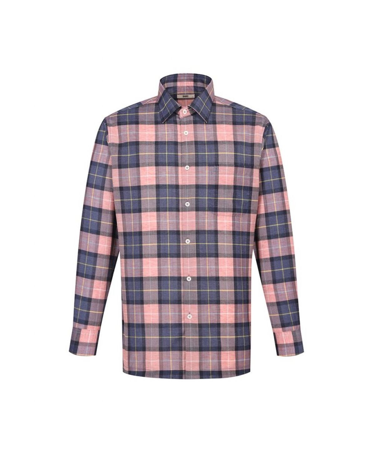 닥스셔츠(DAKS SHIRTS) 이지케어 린넨혼방 미디움체크셔츠_DMS1SHCL110P1