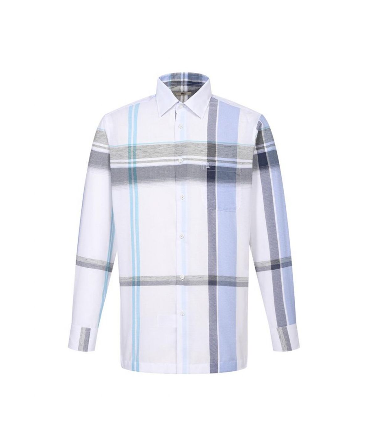 닥스셔츠(DAKS SHIRTS) 이지케어 린넨혼방 슈퍼빅체크셔츠_DMS1SHCL101A1