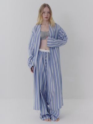 해피니스 코튼 팬츠 로브 세트 2colors