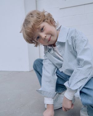 (시어서커)루프 셔츠