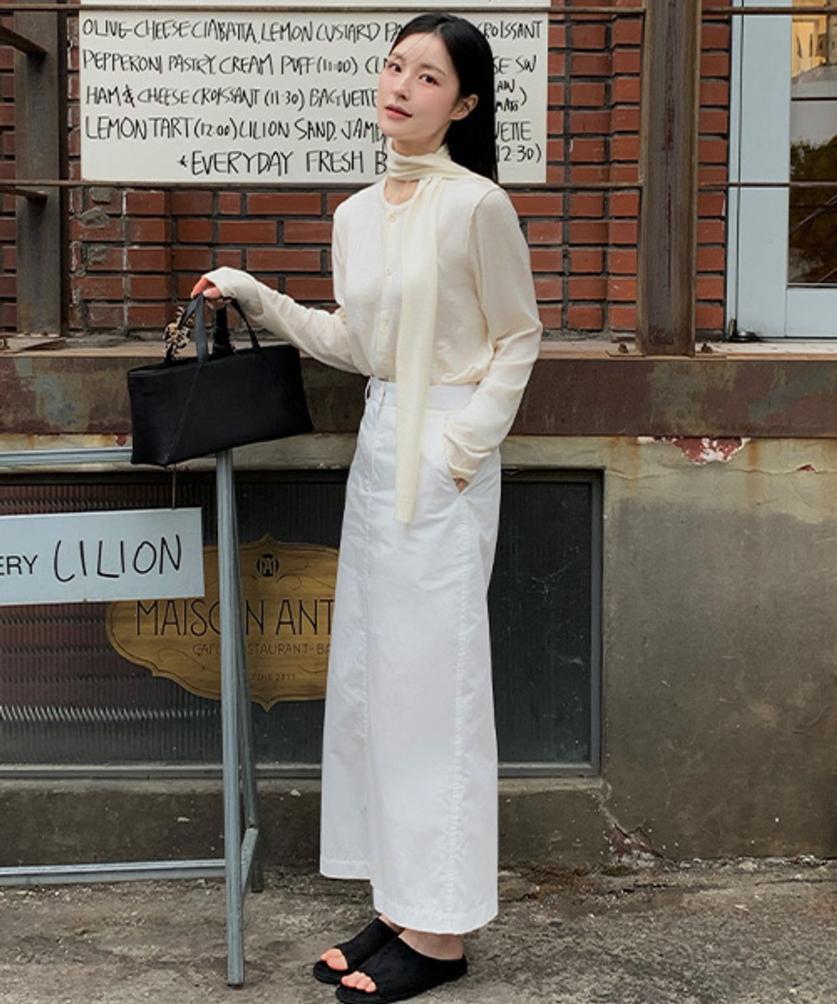 안젤로비안코(ANGELO BIANCO) Dry Structure Skirt