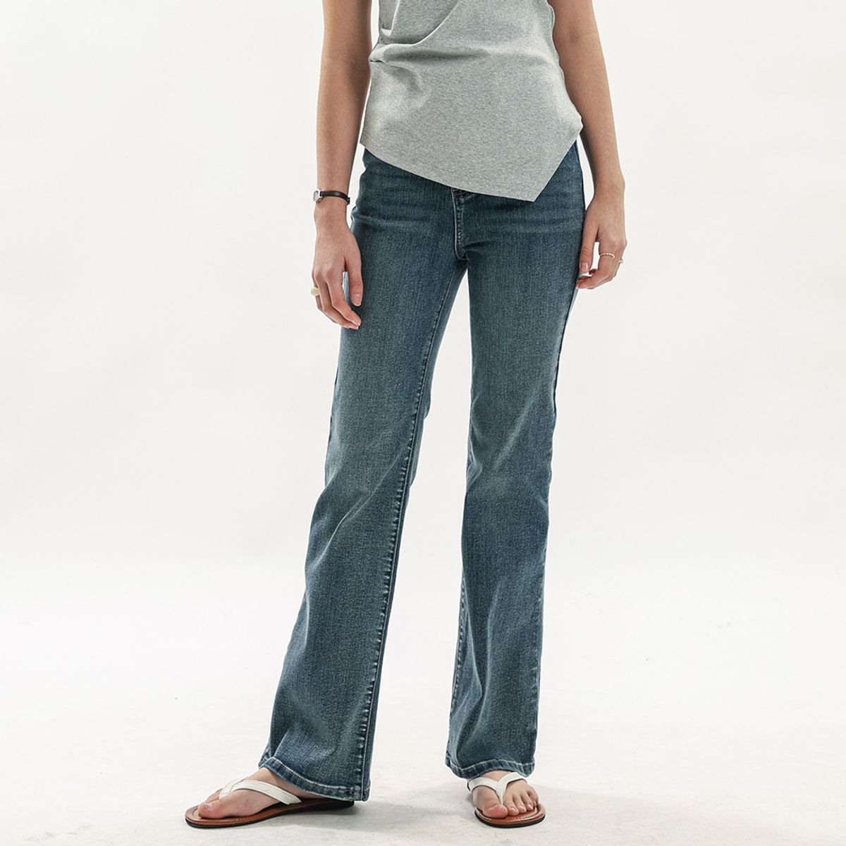 웬스데이딜라잇(WEDNESDAY DELIGHT) WD_Daily denim pants_2color