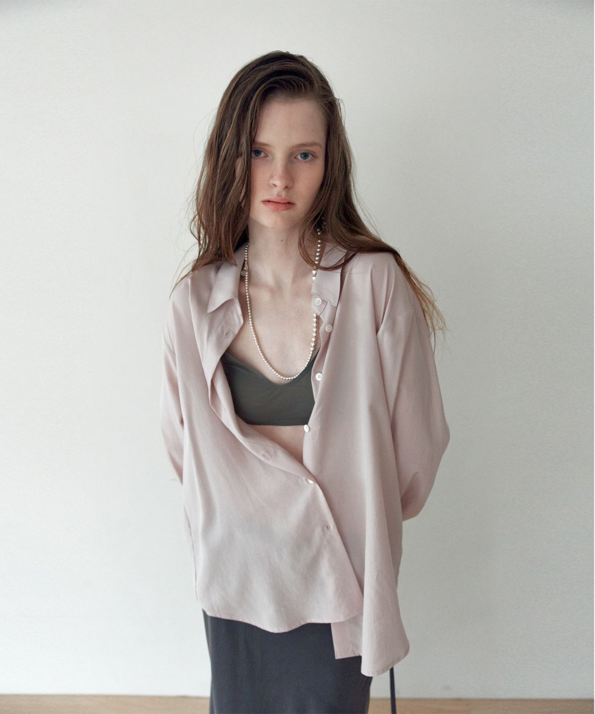 더 릴(THE LILLE) Ronny Shirts Blouse_Lavender