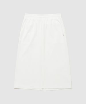 여성 백메쉬 쮸리 스커트 - 크림 QR122OSK31