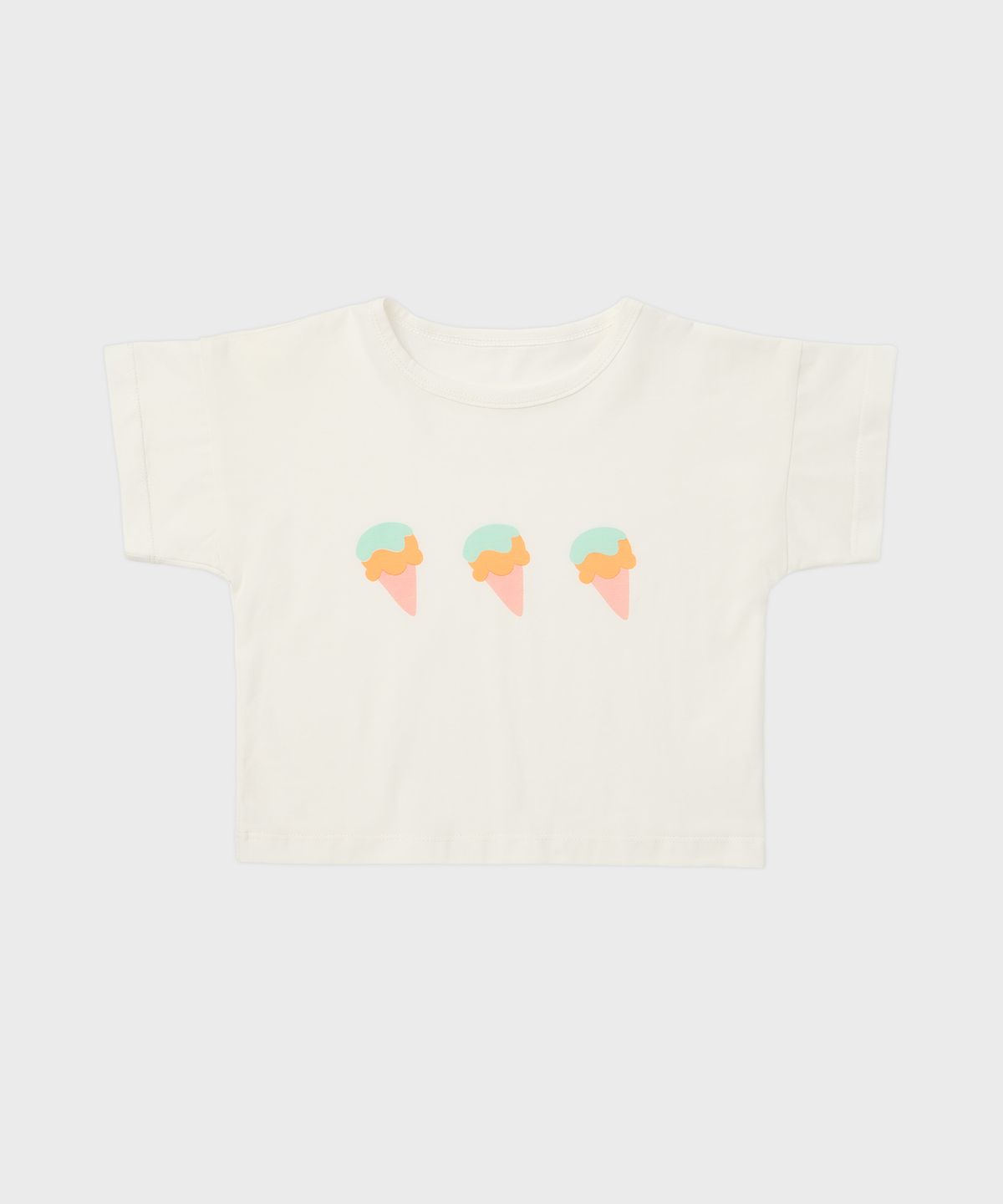 플레이그라운드(PLAYGROUND) Double Cone Ice cream T