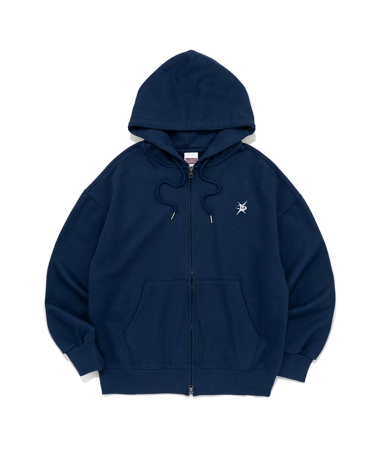 페이즈화이트(PHASEWHITE) [PHASE_2] PH LOGO HOOD ZIP-UP_DARK BLUE / 8802026-HZ04