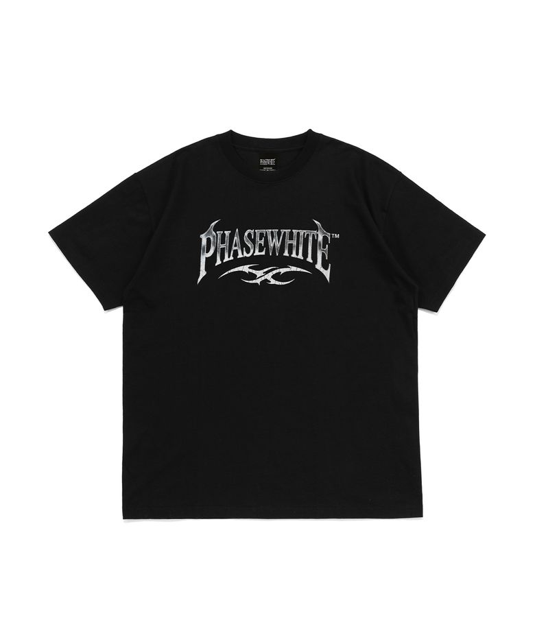 [PHASE_2] VINTAGE CHROME LOGO TEE_BLACK / 8802026-ST02