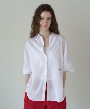 SUMMER OVERSIZE SHIRT_WHITE