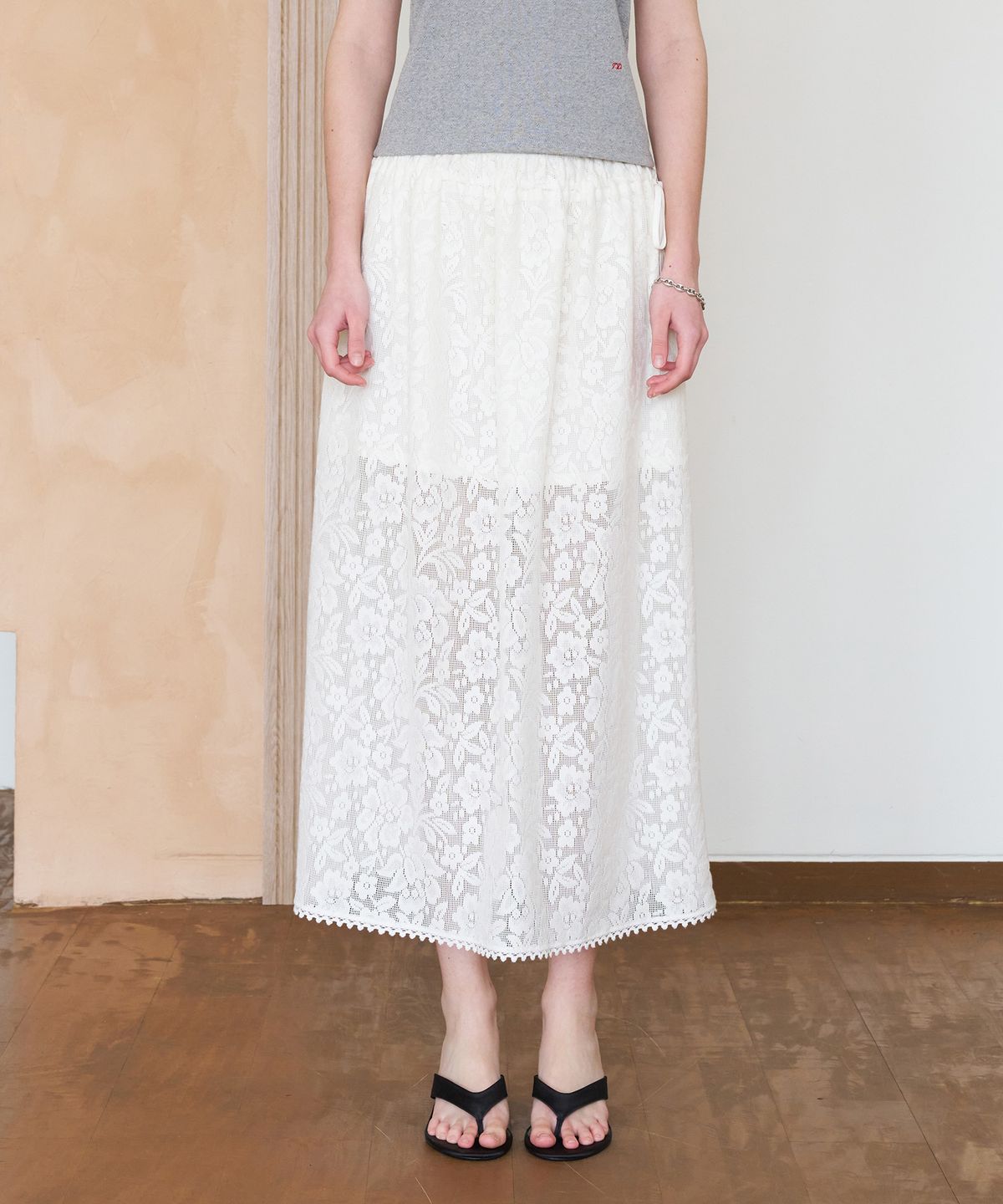튜드먼트(TTUDEMENT) CROCHET LONG SKIRT_WHITE
