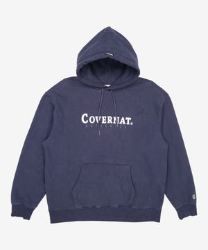 어센틱 로고 기모 후디 네이비 XL