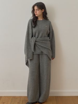 레이첼니트SET (라운드니트+팬츠+커치프) 3color