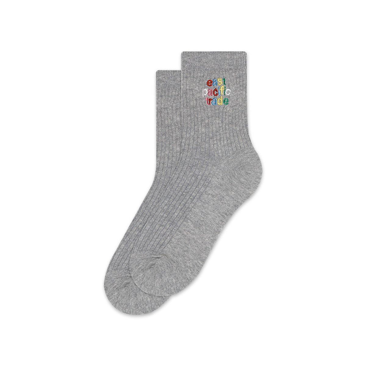 이피티(EPT) RAINBOW LOGO SOCKS (MELANGE)