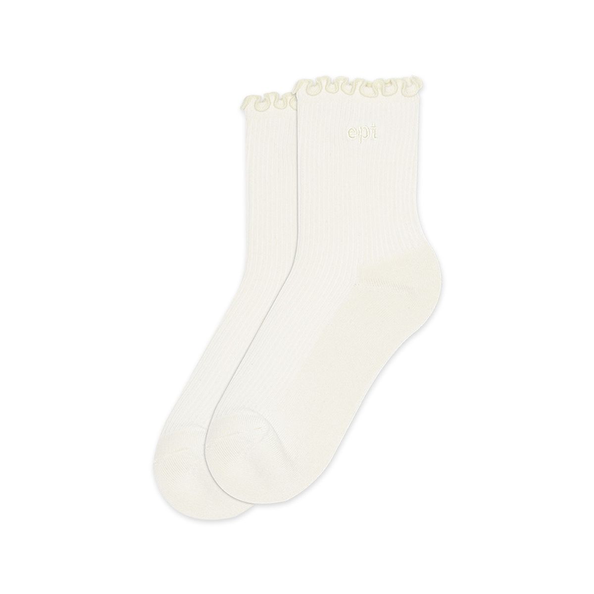 이피티(EPT) RUFFLE SOCKS (CREAM)