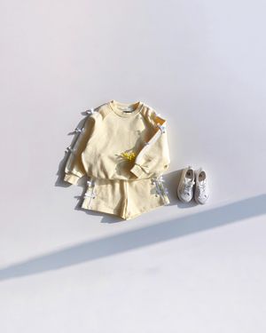 레몬 블룸 맨투맨+옐로밍 팬츠 SET