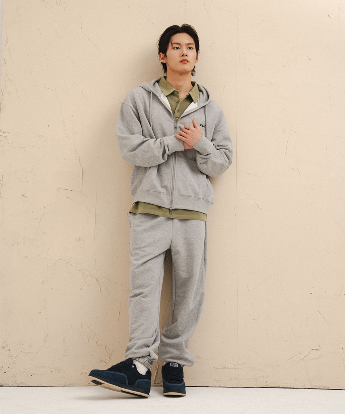 이피티(EPT) CLASSIC HOOD ZIP-UP (H/GREY)