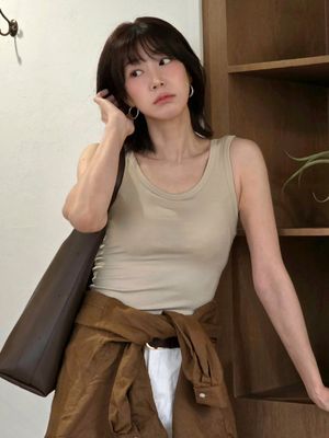 유주얼 나시 브라탑 4colors