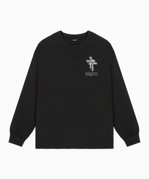 SP 더블 크로스 헤비웨이트 롱슬리브 블랙