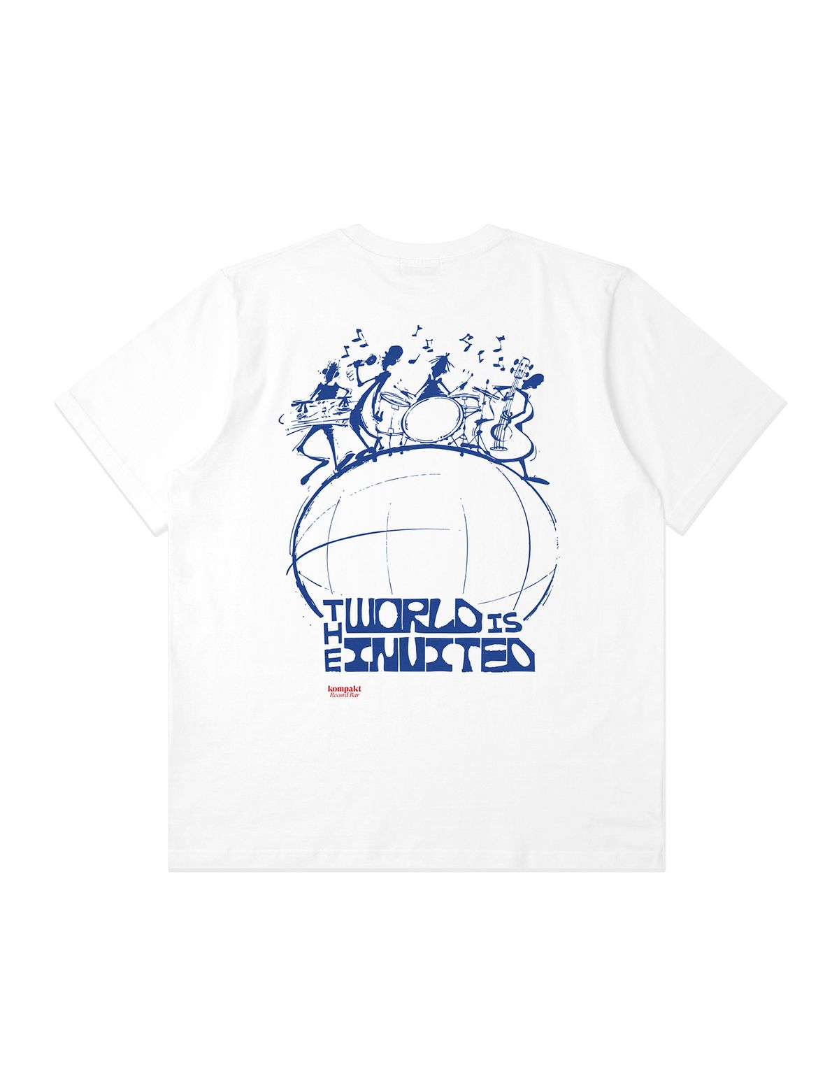 콤팩트 레코드 바(KOMPAKT RECORD BAR) KRB X Elijah Anderson Graphic T-shirt - White