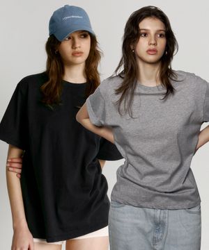 [2PACK] Steady round t-shirt set