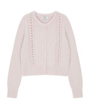 SNOWFLAKE CARDIGAN PINK
