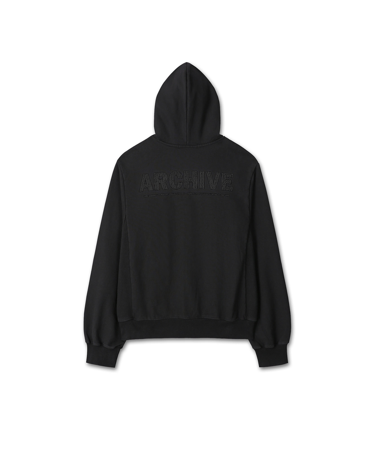 9999아카이브(9999ARCHIVE) Archive Side Slit Hood Zip-Up