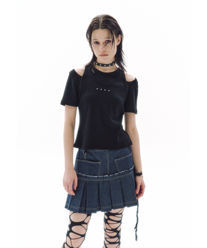 인듀스트 오버랩 반팔 티셔츠