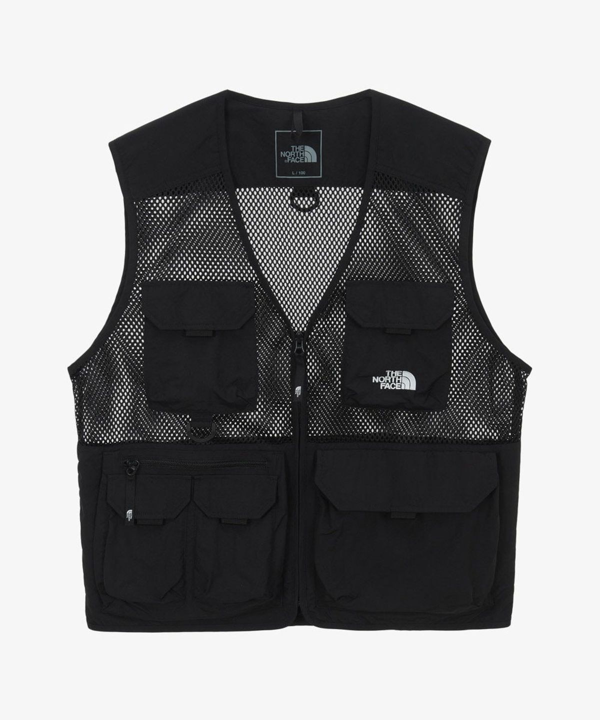 노스페이스(THE NORTH FACE) NV5VS01A 남성 익스플로링 메쉬 베스트 BLACK