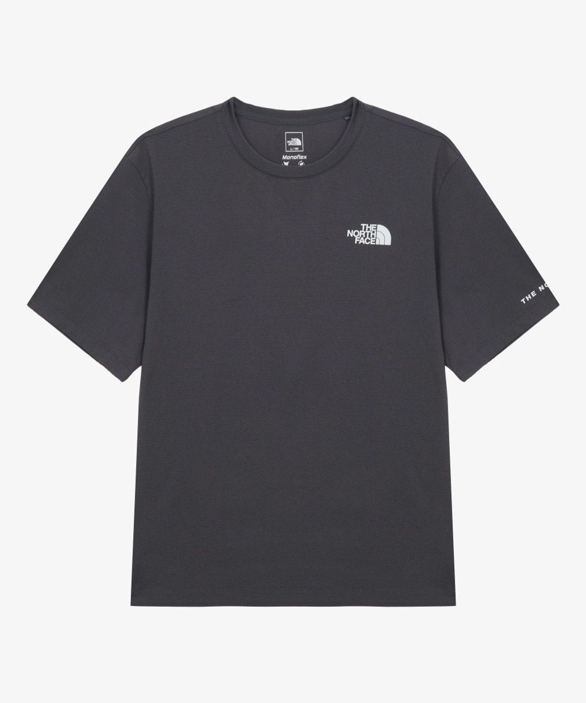 노스페이스(THE NORTH FACE) NT7US02B 릴리즈 반팔 티 CHARCOAL GREY