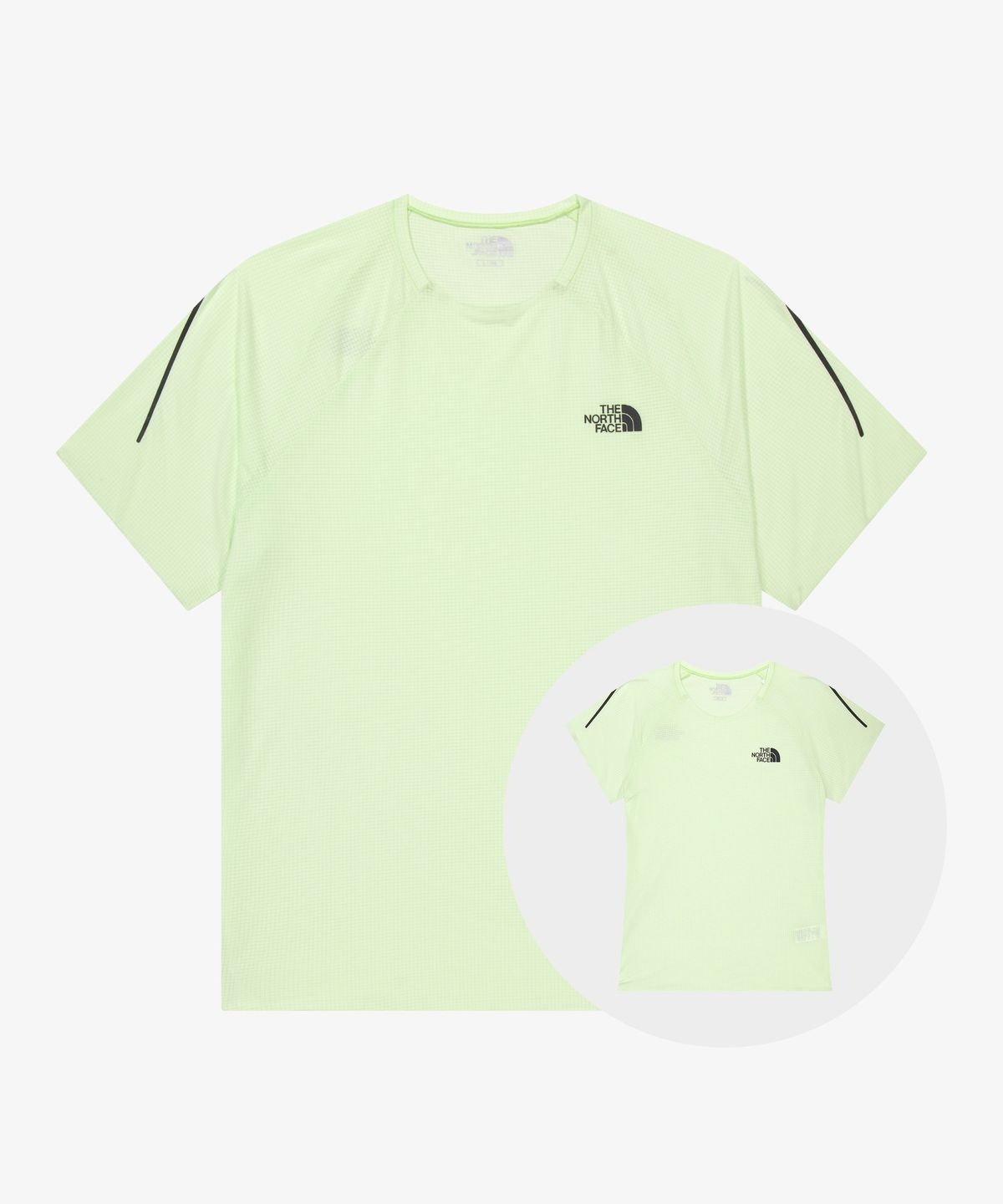 노스페이스(THE NORTH FACE) NT7US19K 제트 런 반팔 티 LIMEADE