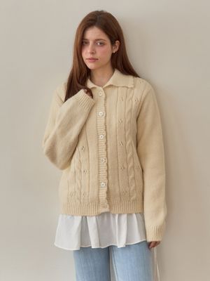 브리즈니트가디건 3color