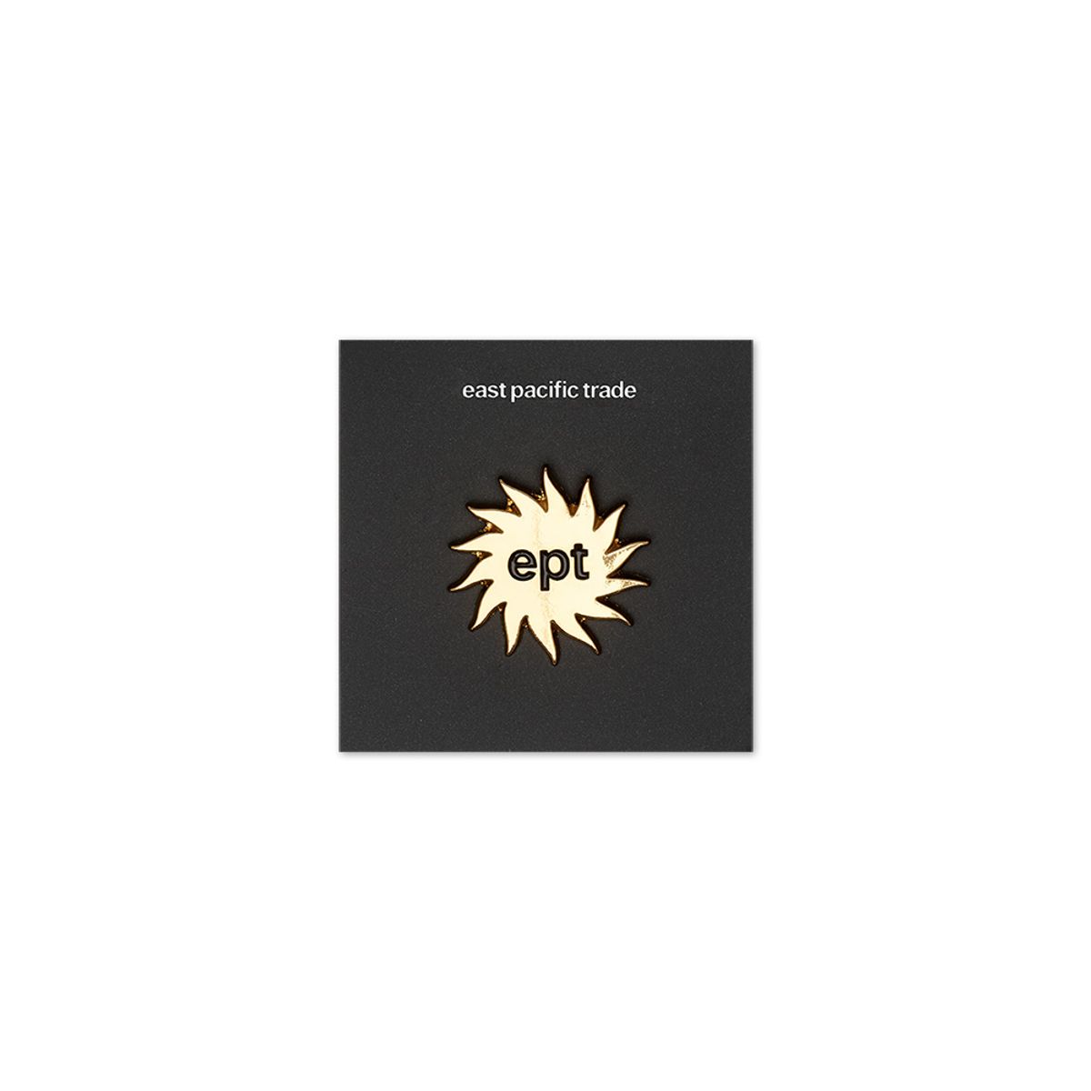 이피티(EPT) SUN LOGO PIN BADGE