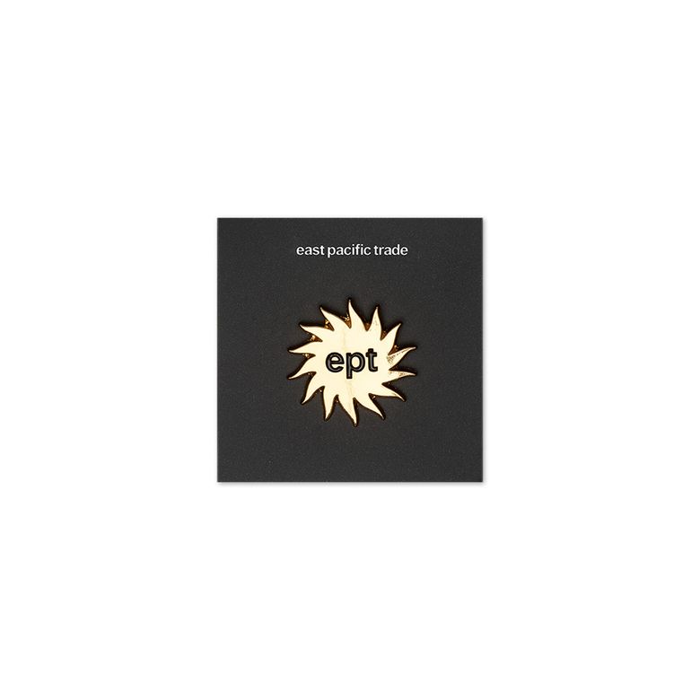 SUN LOGO PIN BADGE