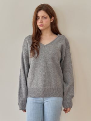 오프닝브이넥니트 4color