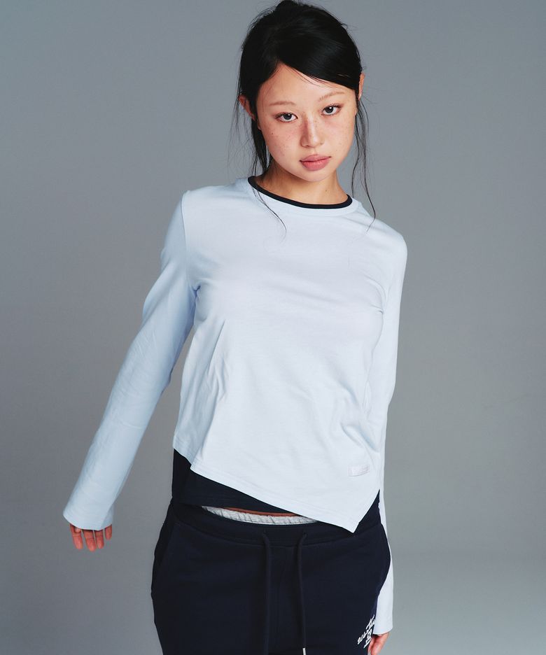 CLASSIC UNBALANCE LAYERED LS TEE BLUE