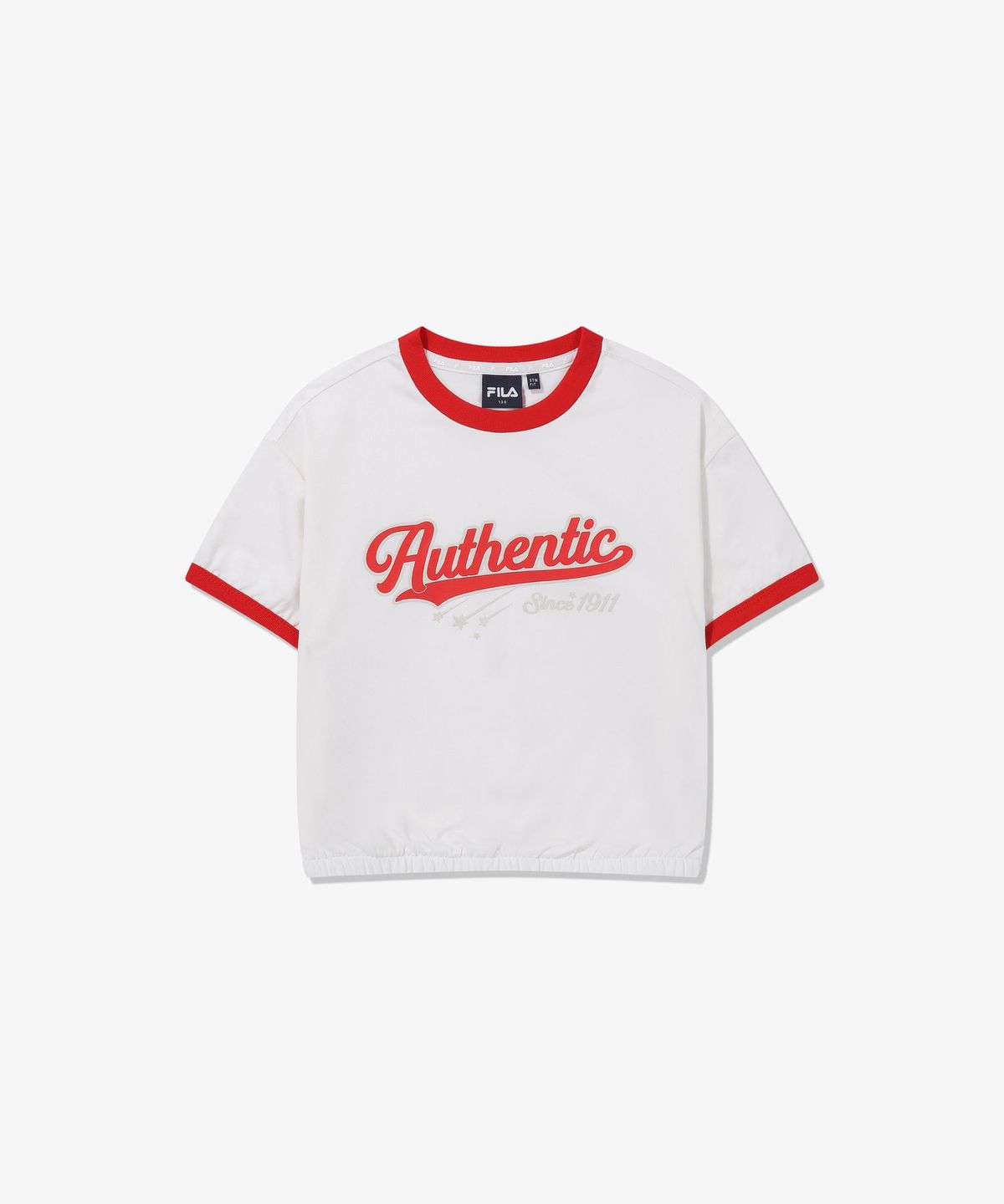 휠라 키즈(FILA KIDS) Drywave 여아 링거 티셔츠