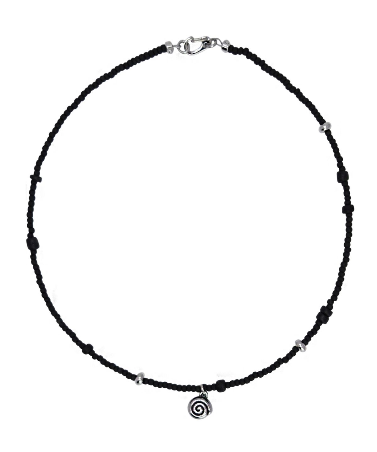 인시에(INSIE) black spiral necklace