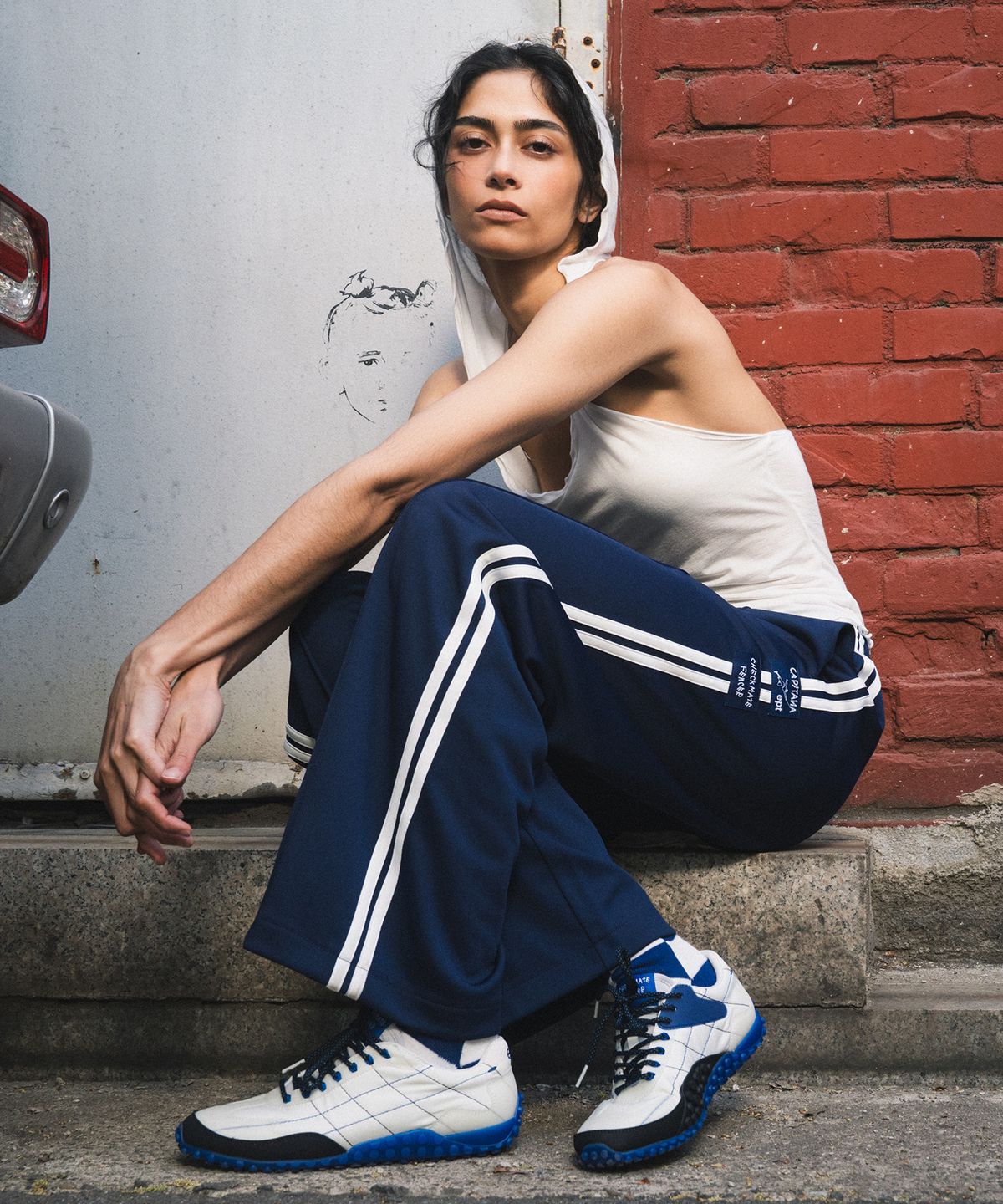 이피티(EPT) [EPT X COCO CAPITAN] CHECKMATE FENCER TRACK PANTS (NAVY)