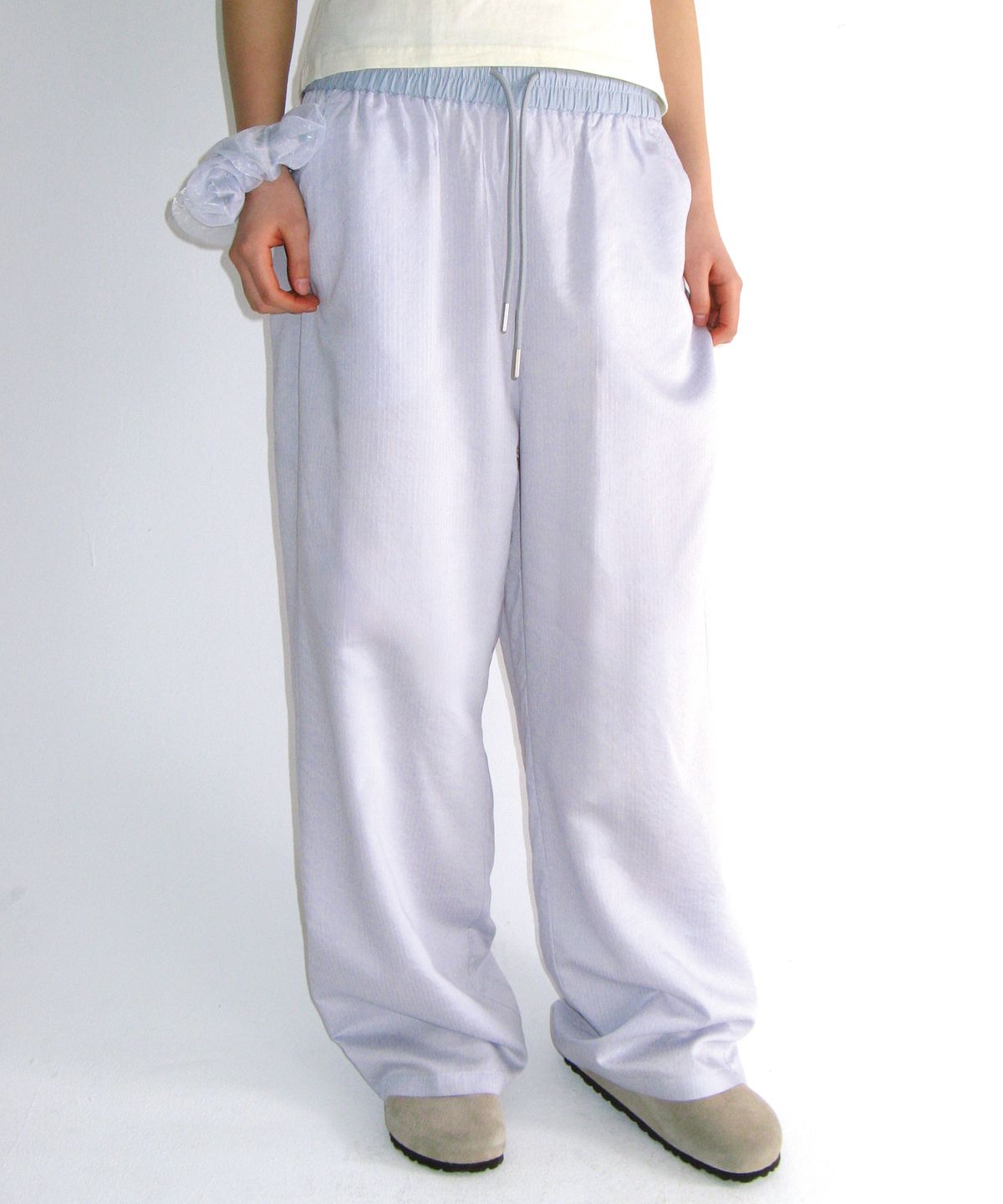아메스 월드와이드(AMES-WORLDWIDE) STRIPE EASY PANTS BLUE