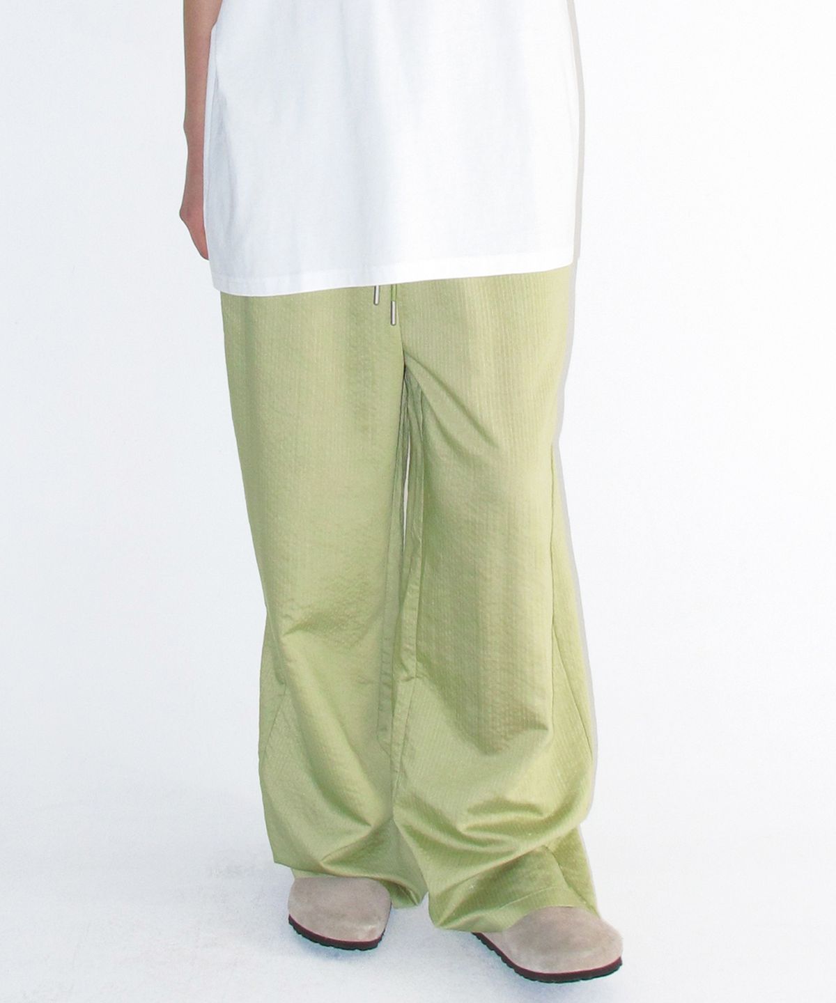 아메스 월드와이드(AMES-WORLDWIDE) STRIPE EASY PANTS GREEN