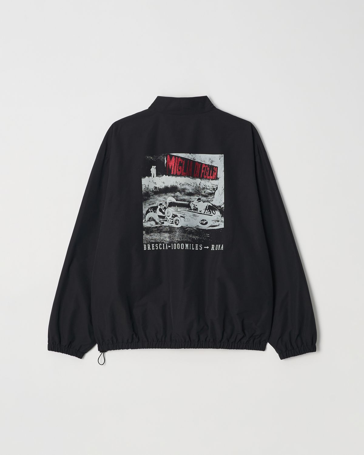 슈퍼벨로체(SUPERVELOCE) Miglia Quarter Zip Jacket Black