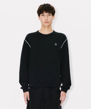 남성 보케 플라워 2.0 자수 클래식 스웻셔츠_K265AMW502BKX