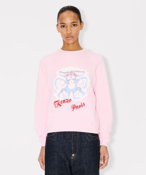 여성 홀리데이 핑크 클래식 스웻셔츠_K265AWWH01PKX