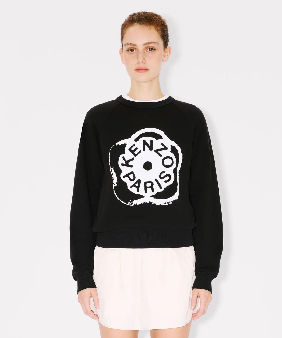 겐조(KENZO) 여성 보케 플라워 2.0 블랙 클래식 스웻셔츠_K265AWW501BKX