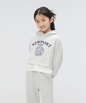 [키즈]자수 후드 크롭 스웨트셔츠_SPMHF12KG1