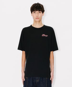 남성 갓츠 겐조 윈터 홀리데이 오버사이즈 티셔츠_K265AMTH04BKX